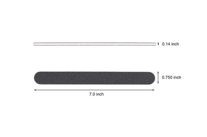 7" x 3/4" Standard